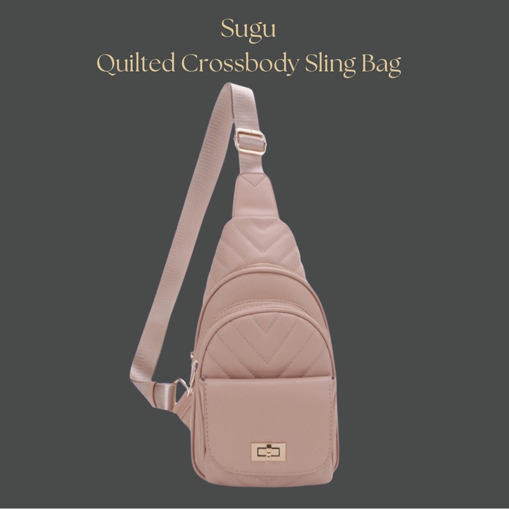 Quilted Crossbody Backpack Purse